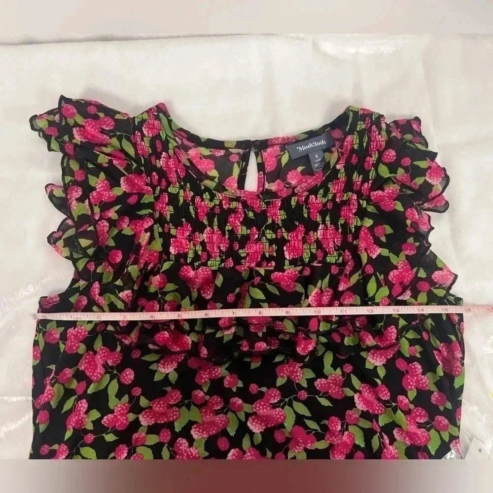 ModCloth Jam Packed on the Prairie Raspberry Dress - Picture 6 of 9